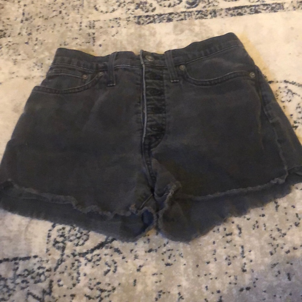 Madewell high waist jean shorts